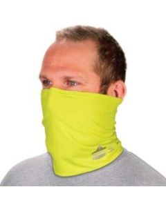 Ergodyne Chill-Its 6489 2-Layer Cooling Multi-Band Headband, 2X/3X, Hi-Vis Lime