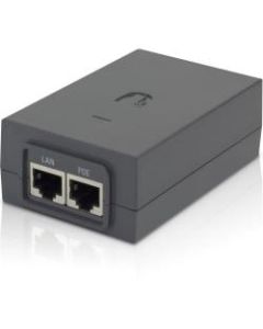 Ubiquiti PoE Injector - 120 V AC, 230 V AC Input - 24 V DC, 1 A Output - Ethernet Input Port(s) - Ethernet Output Port(s) - 24 W
