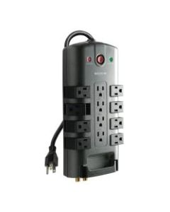 Belkin 12-Outlet Pivot Surge Protector, With Phone Line & Coaxial Protection