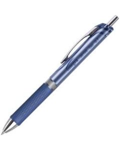 Integra Retractable Gel Ink Pens, Medium Point, 0.7 mm, Blue Barrel, Blue Ink, Pack Of 12 Pens