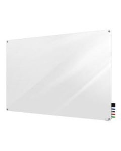 Ghent Harmony Magnetic Glass Unframed Dry-Erase Whiteboard, 24in x 36in, White