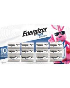 Energizer 123 Batteries, 12 Pack - For Multipurpose - 3 V DC - 12