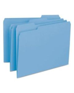Smead Interior Folders, Letter Size, Blue, Box Of 100