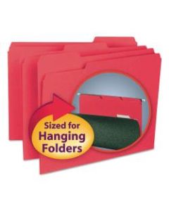 Smead Interior Folders, Letter Size, Red, Box Of 100