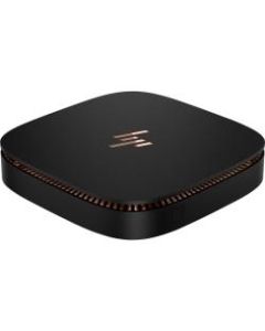 Line HP Elite Slice G2 Audio Ready with Zoom Rooms - USFF - Core 7700T / 2.9 GHz - vPro - RAM 16 GB - SSD 128 GB - NVMe - HD Graphics 630 - GigE - WLAN: 802.11a/b/g/n/ac, Bluetooth 4.2 - Win 10 IoT Enterprise 64-bit