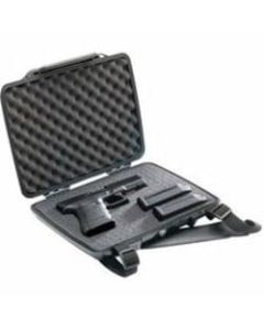 Pelican ProGear P1075 Carrying Case Pistol, Handgun Magazine, Accessories - Black - Crush Proof, Dust Proof - Shoulder Strap - 9.8in Height x 12.4in Width x 2.1in Depth