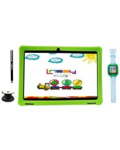 Linsay F10IPS Tablet, 10.1in Screen, 2GB Memory, 32GB Storage, Android 10, Green