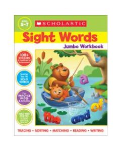 Scholastic Sight Words Jumbo Workbook, Kindergarten - Grade 2