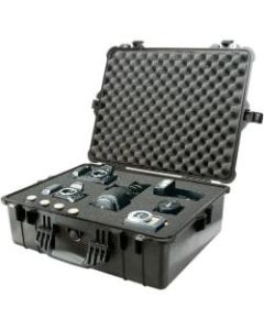 Pelican 1600 Case with Foam, Black