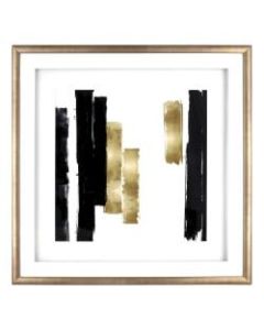 Lorell Blocks Design Framed Abstract Artwork, 29-1/2in x 29-1/2in, Design II