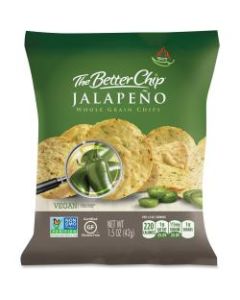 The Better Chip Jalapeno Chips - Gluten-free - Jalapeno - Bag - 1.50 oz - 27 / Carton