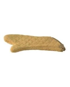 Winco Terry Cloth Oven Mitt, 17in x 7in, Yellow
