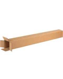 Office Depot Brand Tall Corrugated Boxes, 74inH x 4inW x 4inD, Kraft, Bundle Of 10