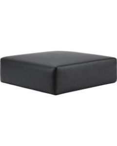 Lorell Contemporary Collection Single Sofa Seat Cushion - 25.5in x 25.5in x 7.9in - Material: Polyurethane - Finish: Black