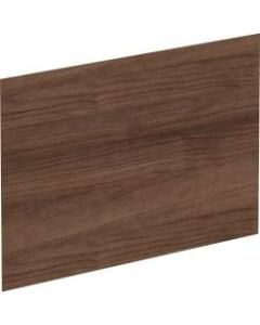 Lorell Adaptable Panel Dividers - 24in Width x 2in Height x 37in Depth - Aluminum - Walnut