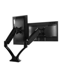 FlexiSpot F7D Dual-Arm Monitor Mount, 16.3inH x 15.7inW x 15.7inD, Black