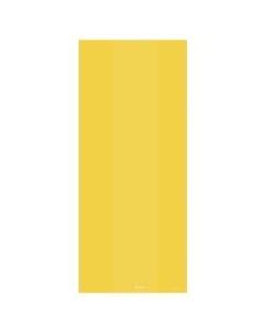 Amscan Small Plastic Treat Bags, 9-1/2inH x 4inW x 2-1/4inD, Yellow, Pack Of 125 Bags