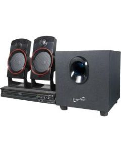 Supersonic SC-35HT 2.1 Home Theater System - 11 W RMS - DVD Player - DVD-R, CD-RW - DVD Video, VCD, SVCD - USB