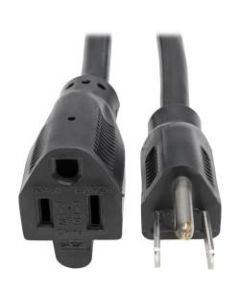 Tripp Lite 3ft Power Cord Extension Cable 5-15P to 5-15R Heavy Duty 15A 14AWG 3ft - 15A, 14AWG (NEMA 5-15P to NEMA 5-15R) 3-ft."