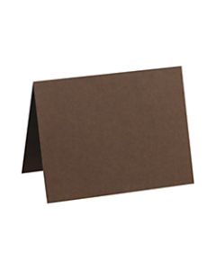 LUX Folded Cards, A9, 5 1/2in x 8 1/2in, Chocolate Brown, Pack Of 1,000