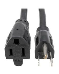 Tripp Lite 10ft Power Cord Extension Cable 5-15P to 5-15R Heavy Duty 15A 14AWG 10ft - 15A, 14AWG (NEMA 5-15P to NEMA 5-15R) 10-ft."