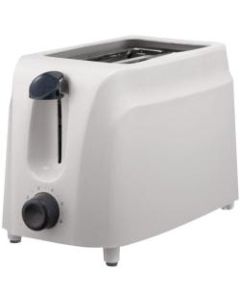 Brentwood TS-260W 2 Slice Cool Touch Toaster in White - 760 W - Toast, Browning - White