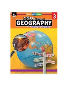 Shell Education 180 Days Of Geography, Grade 3