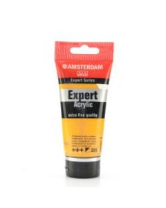Amsterdam Expert Acrylic Paint Tubes, 75 mL, Permanent Yellow Deep, Pack Of 2