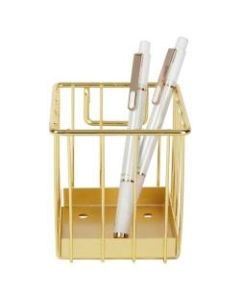 Realspace Gold Wire Hanging Organizer System, Pencil Cup Attachment