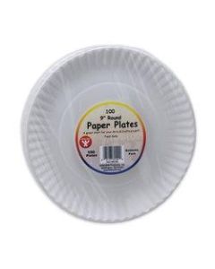 Hygloss Paper Plates, Pack Of 100