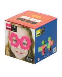 Plus-Plus 1,200-Piece Open Play Set, Neon