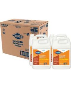 Clorox Total 360 Disinfectant Cleaner, 128 Oz, Carton Of 4 Containers