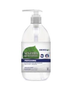 Seventh Generation Professional Hand Wash - 12 fl oz (354.9 mL) - Pump Bottle Dispenser - Hand - Clear - Fragrance-free, Triclosan-free, Dye-free - 1 Each