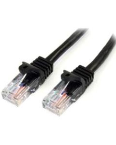 StarTech.com Snagless Cat5e UTP Patch Cable - RJ-45 (M) - RJ-45 (M) - 100 ft - UTP - ( CAT 5e ) - black  - 100ft Cat5e Patch Cable - 100ft Cat 5e Patch Cable - 100ft Cat5e Patch Cord - 100ft RJ45 Patch Cable - 100ft Snagless Patch Cable