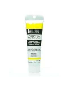 Liquitex Heavy Body Professional Artist Acrylic Colors, 2 Oz, Cadmium Yellow Light, Pack Of 2
