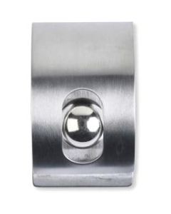 Tatco Magnetic Note Holder - 2in x 1.3in x 0.6in x 2in - Steel - 4 / Pack - Silver