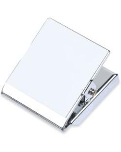 Tatco Magnetic Labeling Clip - 1.6in Length x 1.4in Width - 0.75in Size Capacity - for Cabinet, Refrigerator, Steel, Shelving - Wipe-off, Write-on, Magnetic Backing, Label Area - 4 / Pack - White - Ceramic Magnet
