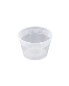 Delitainer Round Containers, 16 Oz, Case Of 480