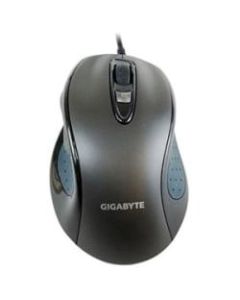 Gigabyte GM-M6800 Dual Lens Gaming Mouse - Optical - Cable - Noble Black - USB - 1600 dpi - Scroll Wheel - 6 Button(s)