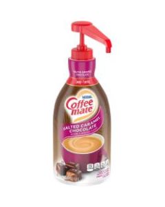 Nestle Coffee-mate Liquid Creamer Pump Bottle, Salted Caramel, 50.7 Fl Oz