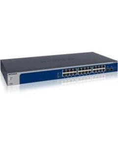 Netgear 24-Port 10-Gigabit/Multi-Gigabit Ethernet Smart Managed Plus Switch (XS724EM) - 24 Ports - Manageable - 10 Gigabit Ethernet - 10GBase-T - 3 Layer Supported - Modular - Twisted Pair, Optical Fiber