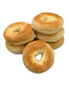 National Brand Fresh Plain Bagels, Pack Of 6