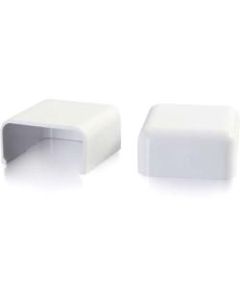 C2G Wiremold Uniduct 2900 Blank End Fitting - White - White - Polyvinyl Chloride (PVC)