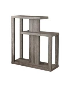 Monarch Specialties Console Table, Staggered, Dark Taupe