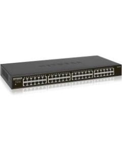 Netgear 48-port Gigabit Ethernet Rackmount Unmanaged Switch (GS348) - 48 Ports - Gigabit Ethernet - 10/100/1000Base-T - 2 Layer Supported - Twisted Pair - Rack-mountable, Desktop - 3 Year Limited Warranty