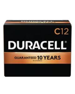 Duracell Coppertop C Alkaline Batteries, Box Of 12