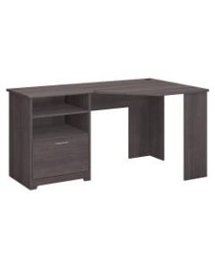 Bush Furniture Cabot Corner Desk, Heather Gray, Standard Delivery