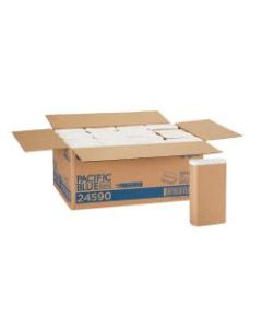 Pacific Blue Basic by GP PRO Multi-Fold 1-Ply Paper Towels, 100% Recycled, 250 Sheets Per Pack, Case Of 16 Packs