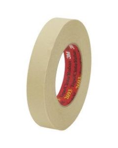 3M 2693 Masking Tape, 3in Core, 1.5in x 180ft, Tan, Pack Of 12