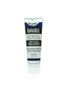 Liquitex Heavy Body Professional Artist Acrylic Colors, 4.65 Oz, Phthalo Blue (Green Shade), Pack Of 2